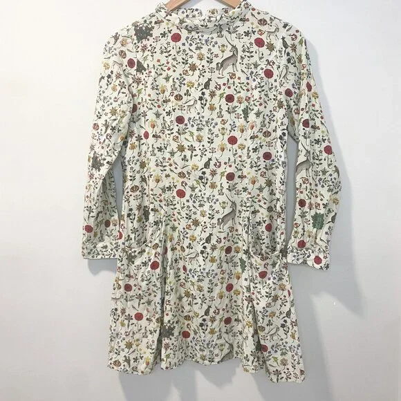 Samantha Pleet Passion Dress in Ivory – Size 8 (Runs Small)